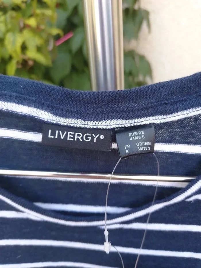 👕 tee-shirt taille S (34-36) lin et coton - Livergy - photo numéro 9