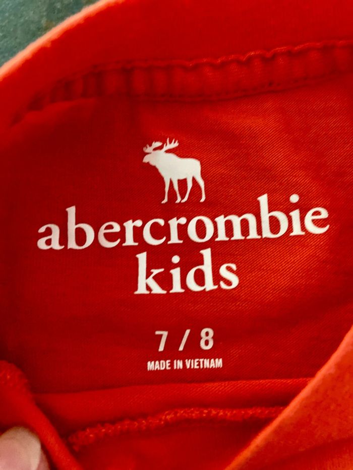 T-shirt Abercrombie orange - photo numéro 2