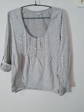 Blouse fines rayures