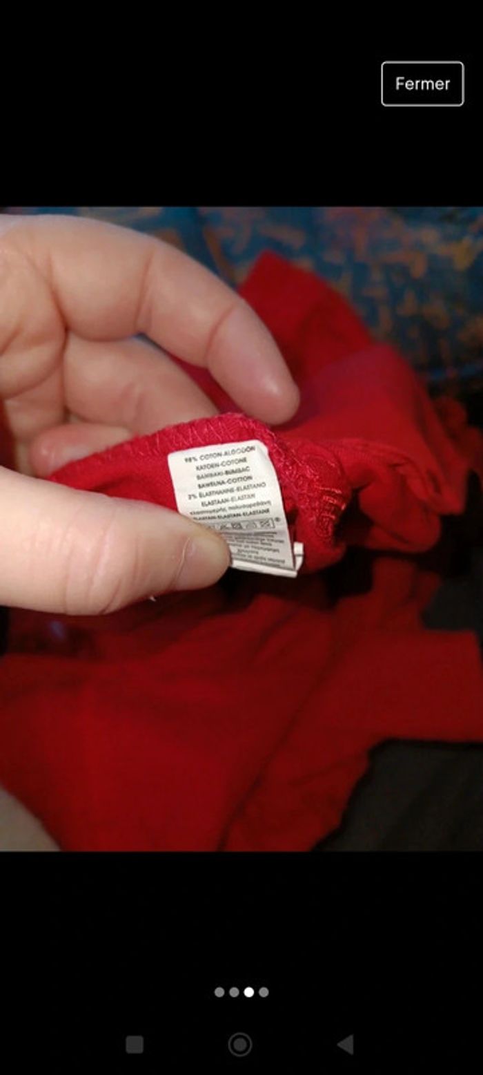 Pantalon 46 rouge - photo numéro 3