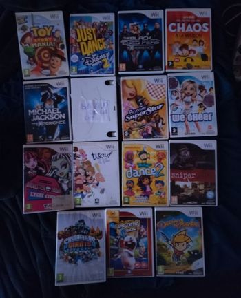 lot de jeux de wii