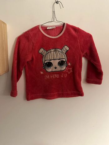 Haut de pyjama velour LOL