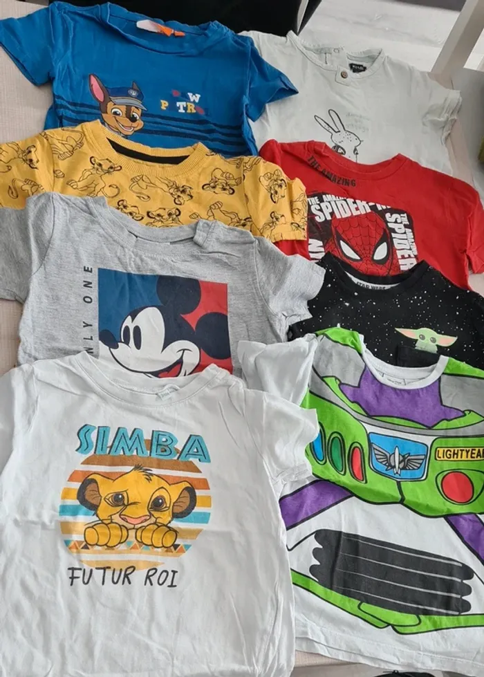 Lot tshirts enfant taille 2 ans (33 articles) - photo numéro 4