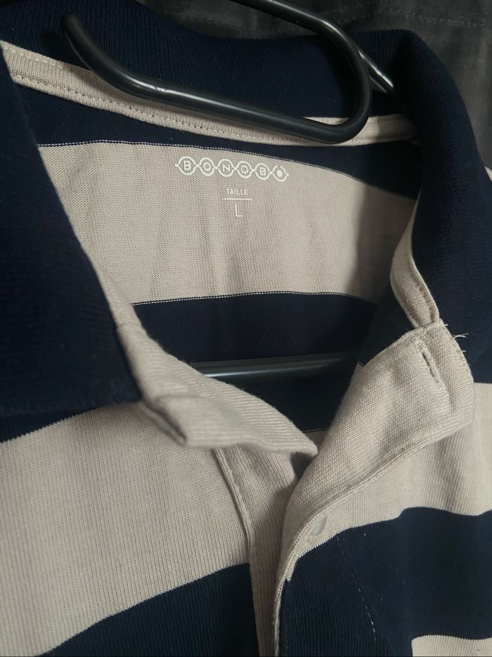 Polo manches courtes marinière - photo numéro 3