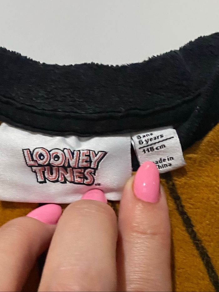 Ensemble Pyjama loonery tunes enfants garçon moutarde et Maine taille 6 ans - photo numéro 4
