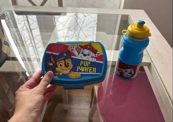 Gourde et boîte à goûter pat patrouille neuve