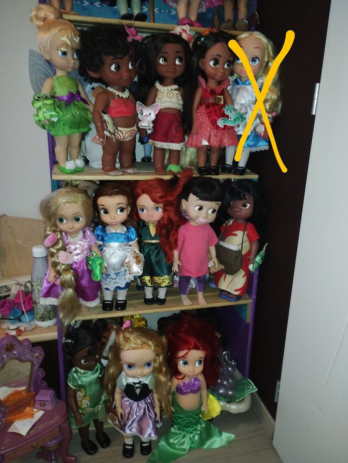 Poupées Disney animator