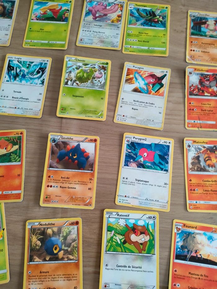 Lot 103 cartes + 5 énergies Pokémon - photo numéro 12