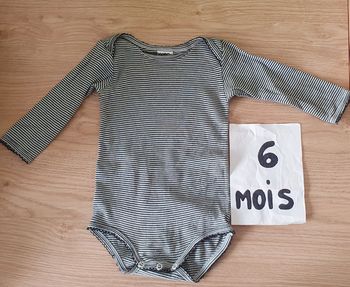 Body 6mois mixte manches longues