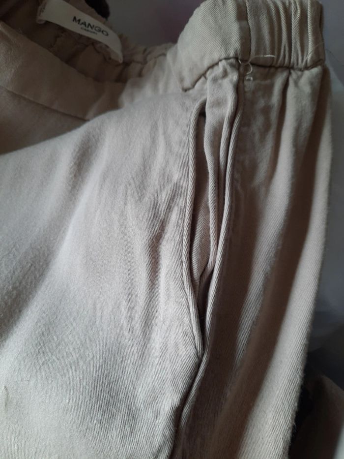 Pantalon beige Taille L - photo numéro 6