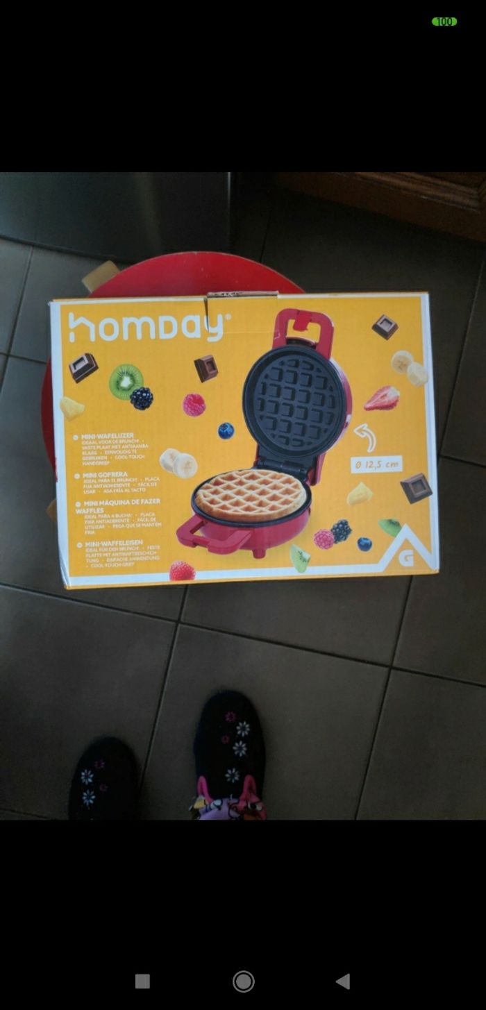 Mini gaufrier neuf - photo numéro 2