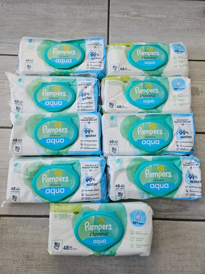 Lingettes harmonie 9 paquets