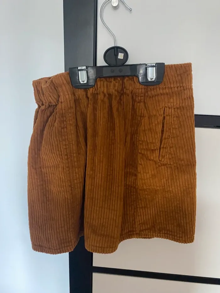 Jupe marron velours - photo numéro 2