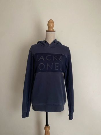 Sweat à capuche marine