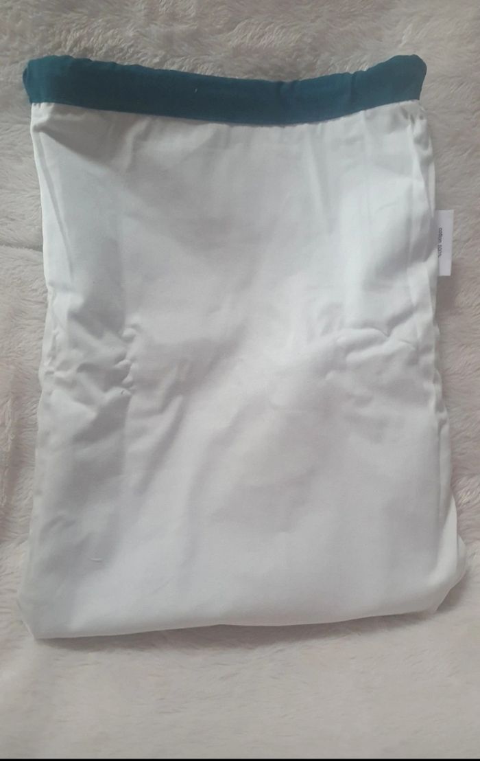 Tote bag bleu et vert waterdrop - photo numéro 4