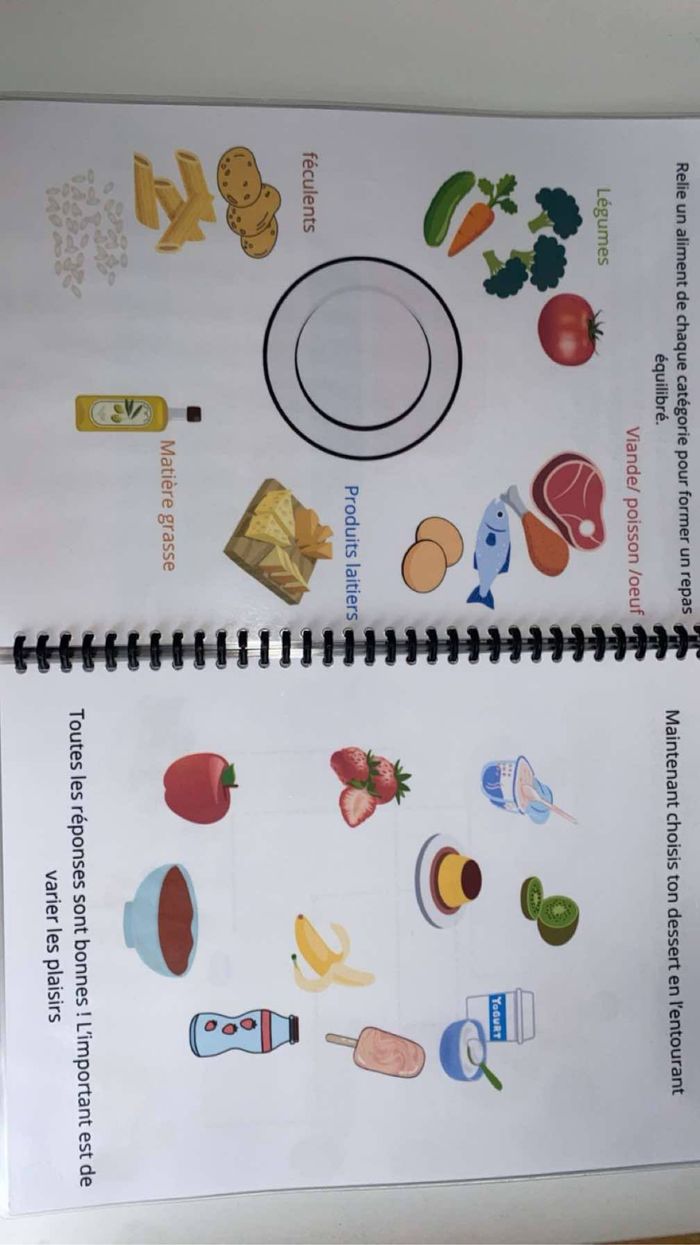Livret activité enfant équilibre alimentaire - photo numéro 4