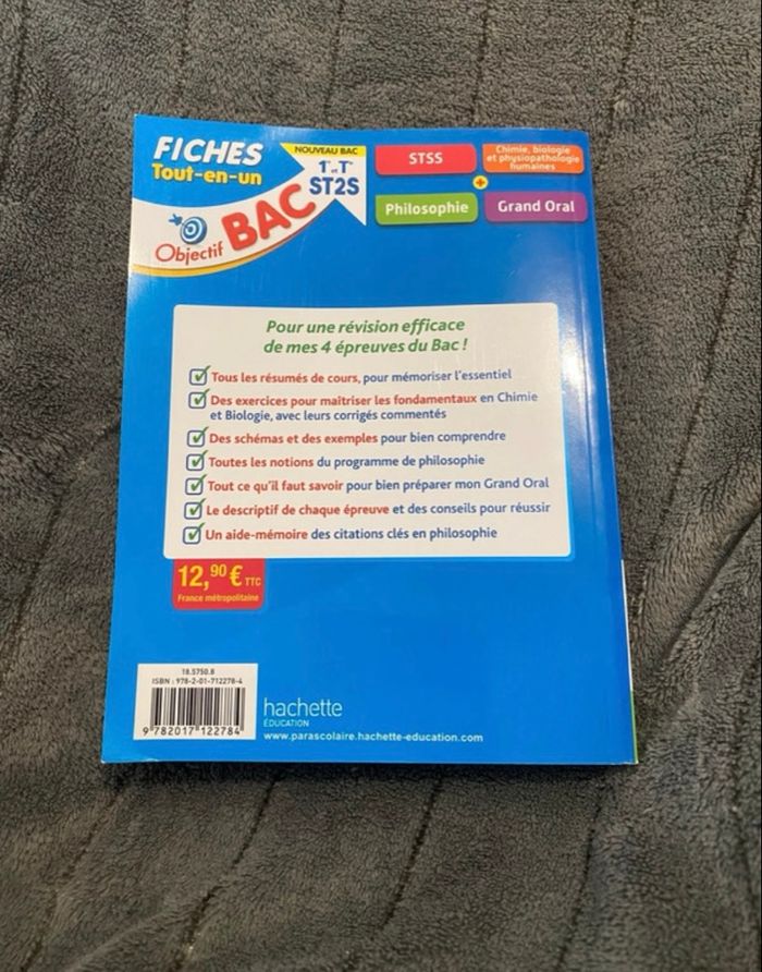 Livre fiche bac st2s