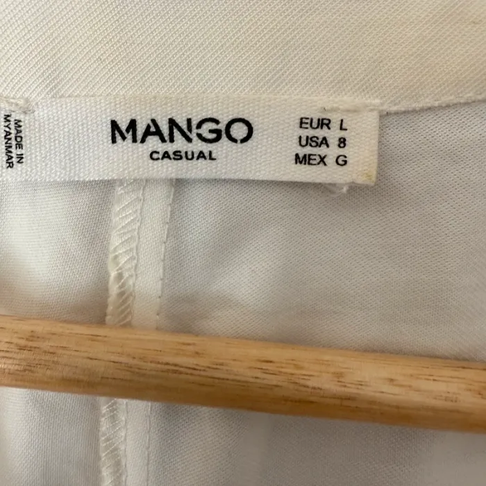 Combinaison Blanche Fluide Mango Taille L - photo numéro 6