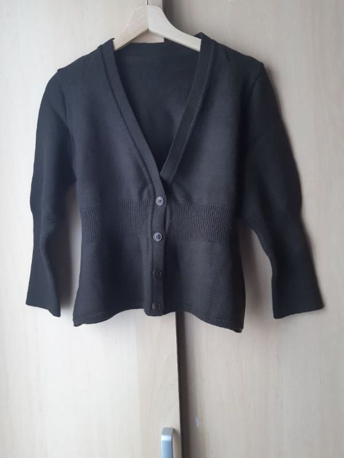 Cardigan marron Vintage
