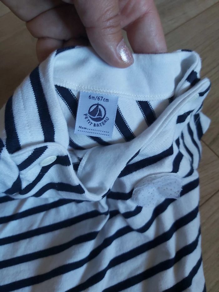 Robe rayée Petit Bateau 6 mois Neuve (78) - photo numéro 3