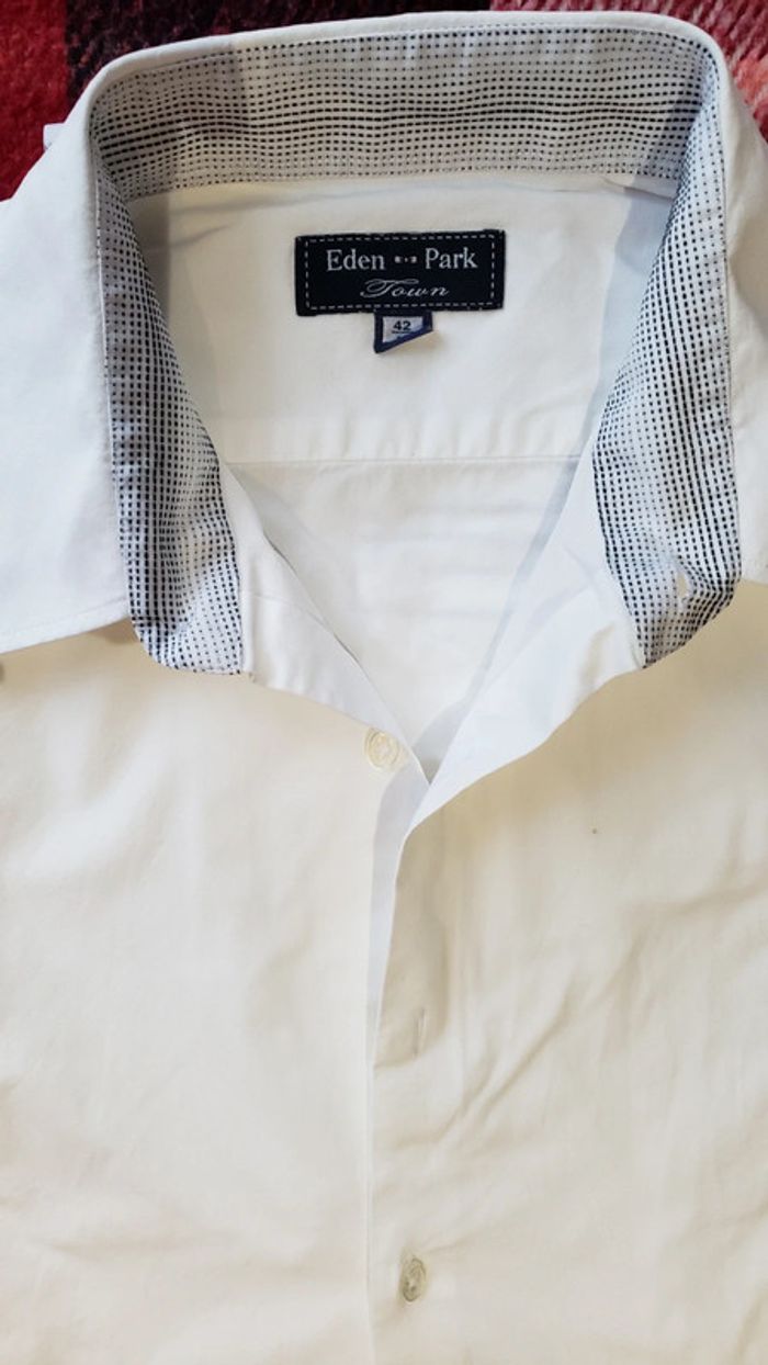 Chemise Eden Park blanche Taille 42/17 - photo numéro 2