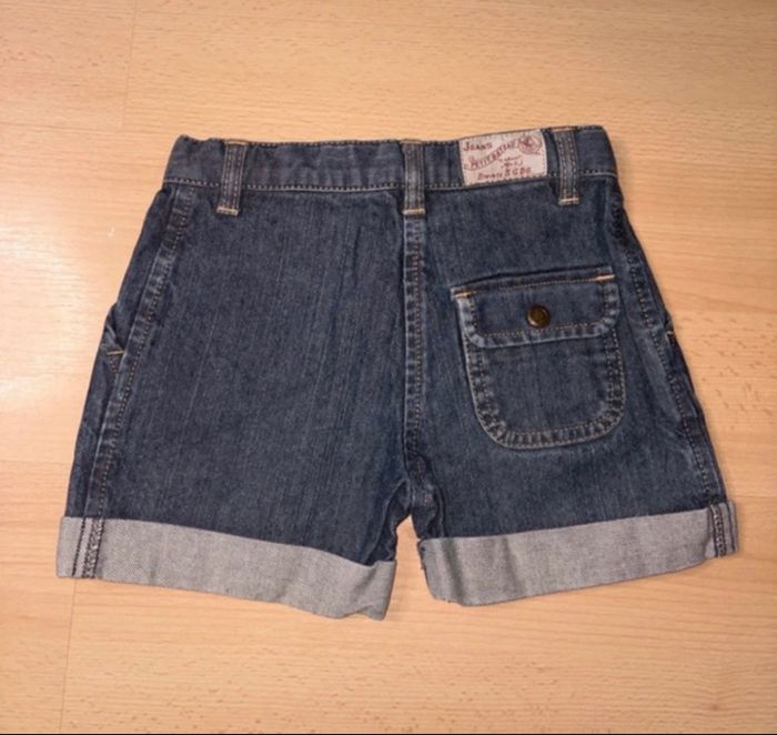 Short en jeans Petit Bateau fille taille 3 ans - photo numéro 2