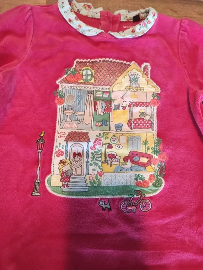 Pyjama Sergent Major étiqueté 5 ans taille petit - photo numéro 2