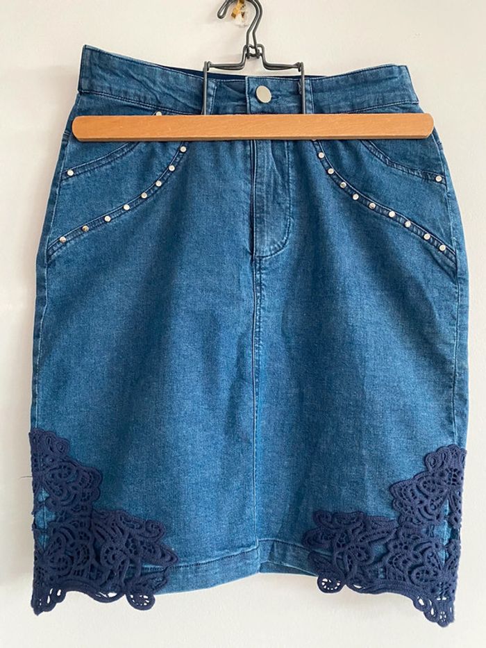 Jupe et chemise assortie jean Charlott’ - photo numéro 10
