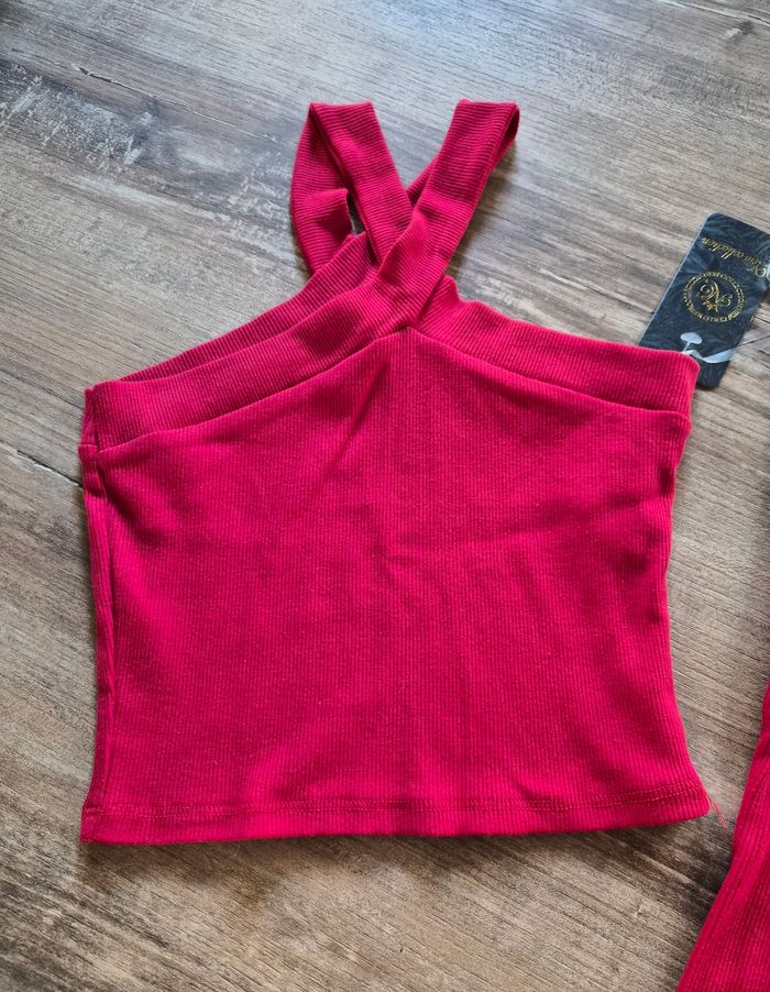 Ensemble crop top pantalon - photo numéro 3