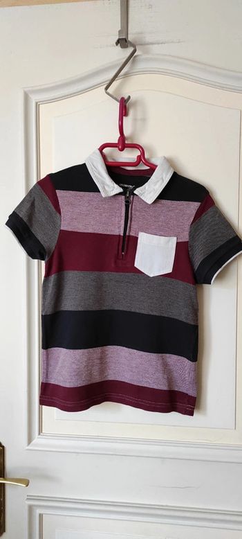 🌷Polo manches courtes  🌷orchestra 🌷étiquette  taille 8 ans -128 cm  🌷très bon état