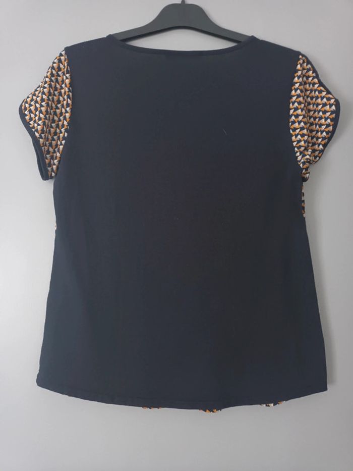 T shirt manche courte ligne à suivre - photo numéro 3