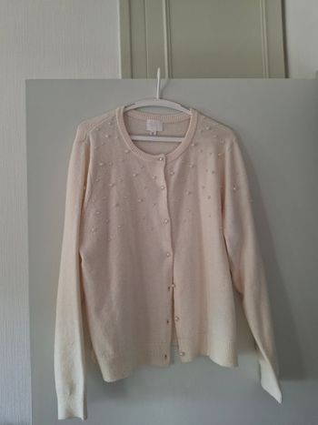 Gilets manche longue +top satin bretelles briante