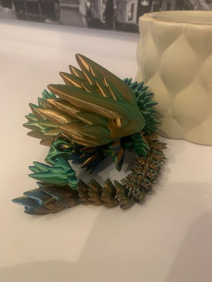 Lot de 3 grand dragons articulés - photo numéro 7