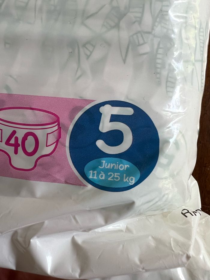 Couche taille 5 Love Green : 160 couches (4*40) - photo numéro 2