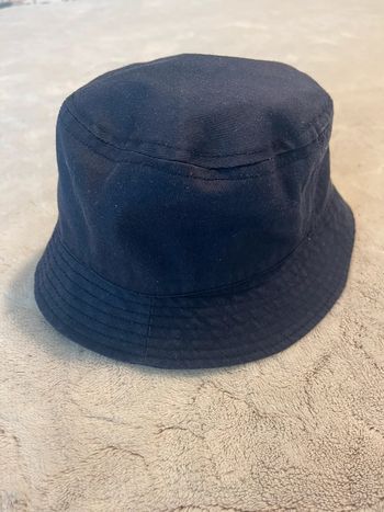 Bob bleu marine en coton - 47 cm