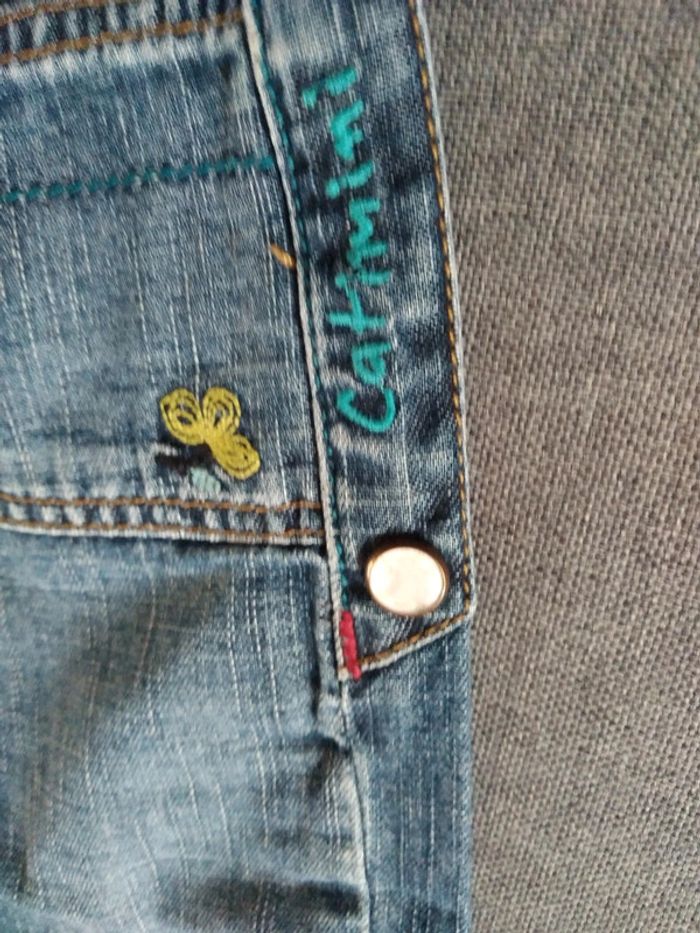 Jeans court pantacourt - photo numéro 6