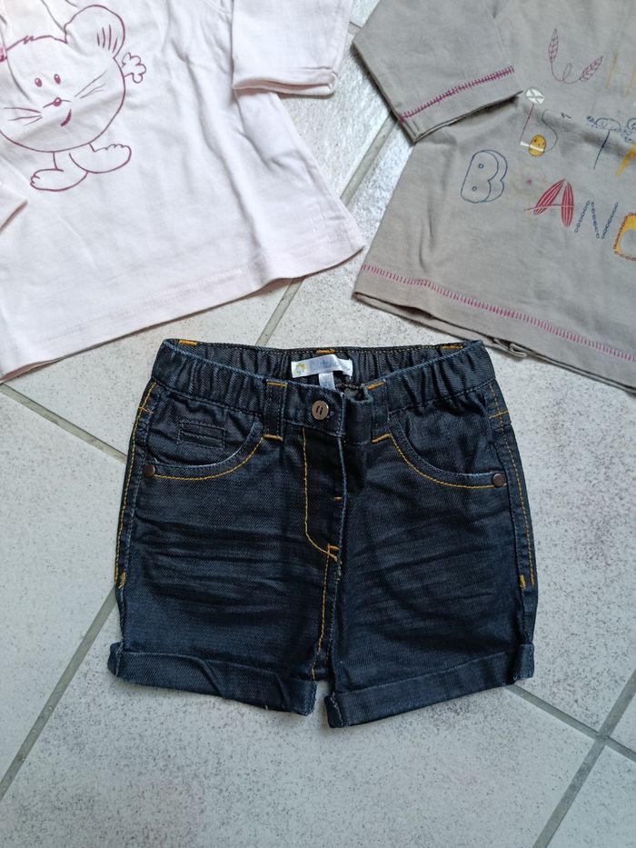 Short et 2 hauts manches longues - photo numéro 4
