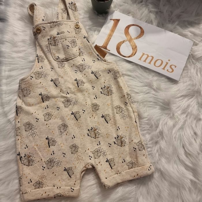 Neuve (non portée ) 🏷 💙💙superbe  salopette  courte 18 mois garçon💙💙💙💙💙