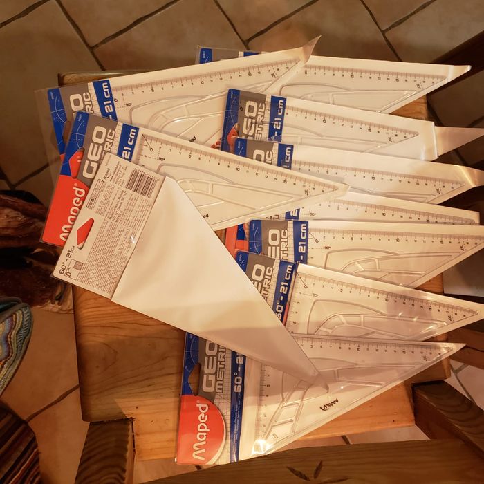 Equerres Géométric  Maped Lot de 10 - photo numéro 2