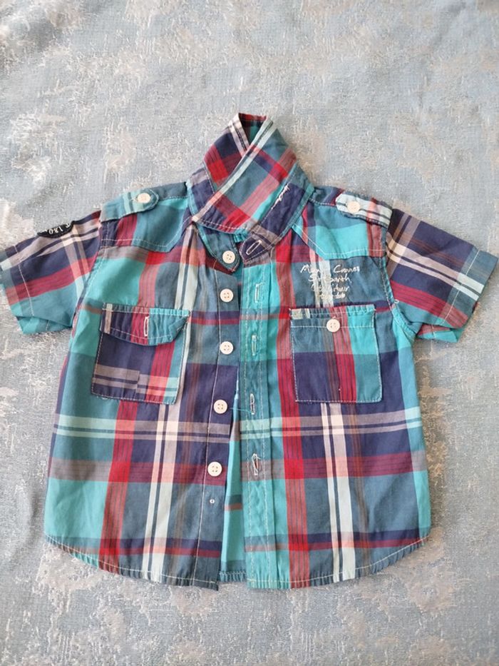 Chemise garçon manche courte