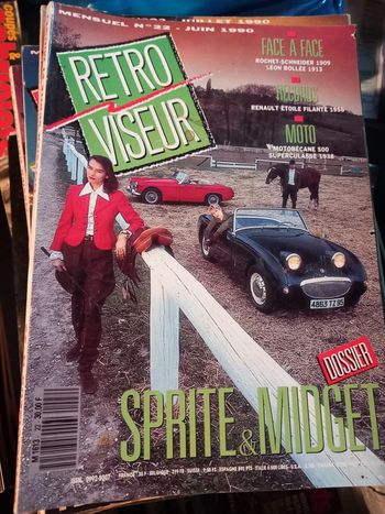 Livre Voiture Retro Viseur n°22 Juin 1990