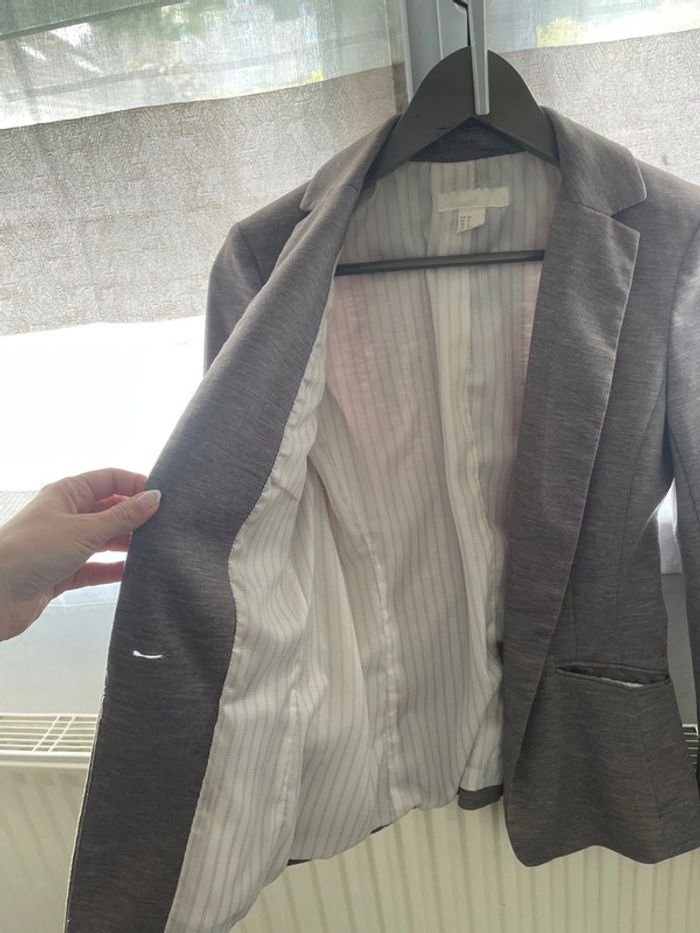 Blazer gris clair - photo numéro 3