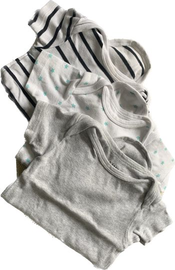 Lot de bodies manches courtes