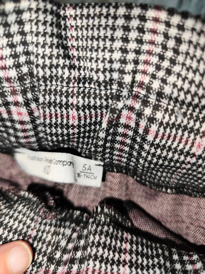 Pantalon évasé à carreaux - photo numéro 3