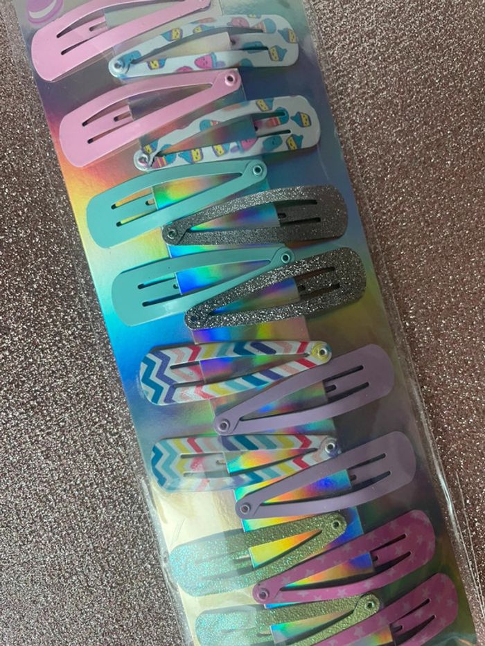 Lot barrettes pour cheveux - photo numéro 2