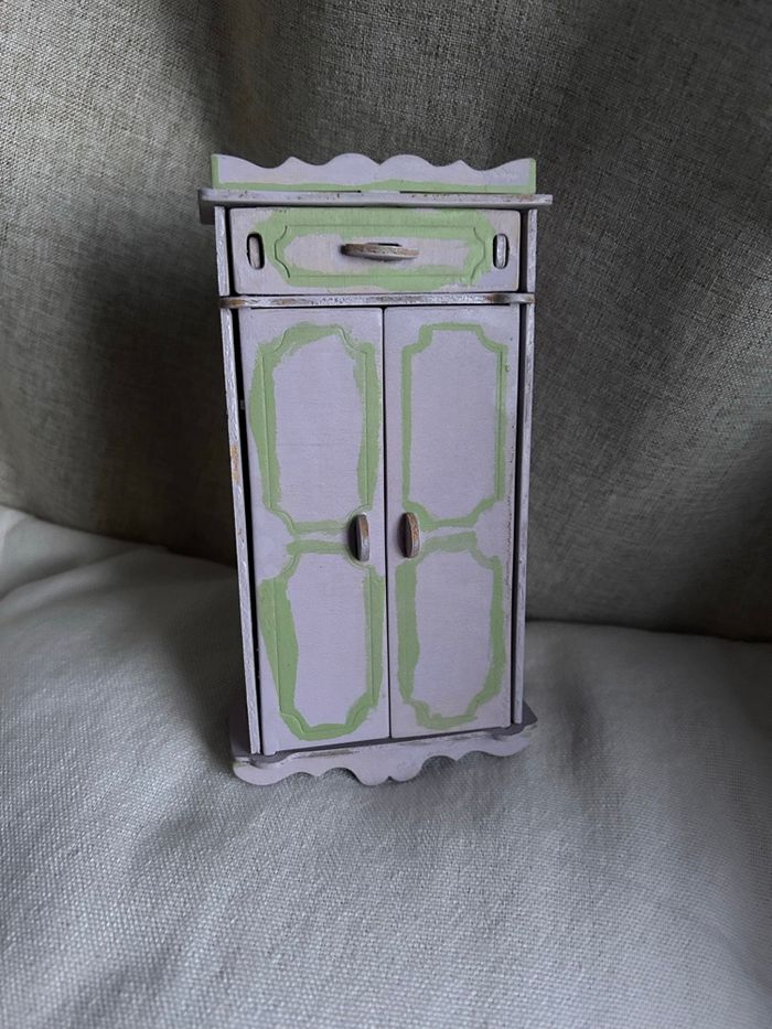 🪆 Charmante Armoire de Poupée Miniature - Style Vintage - photo numéro 6