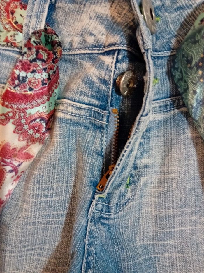 Jeans Pantacourt Beau Design l'innocence - photo numéro 7