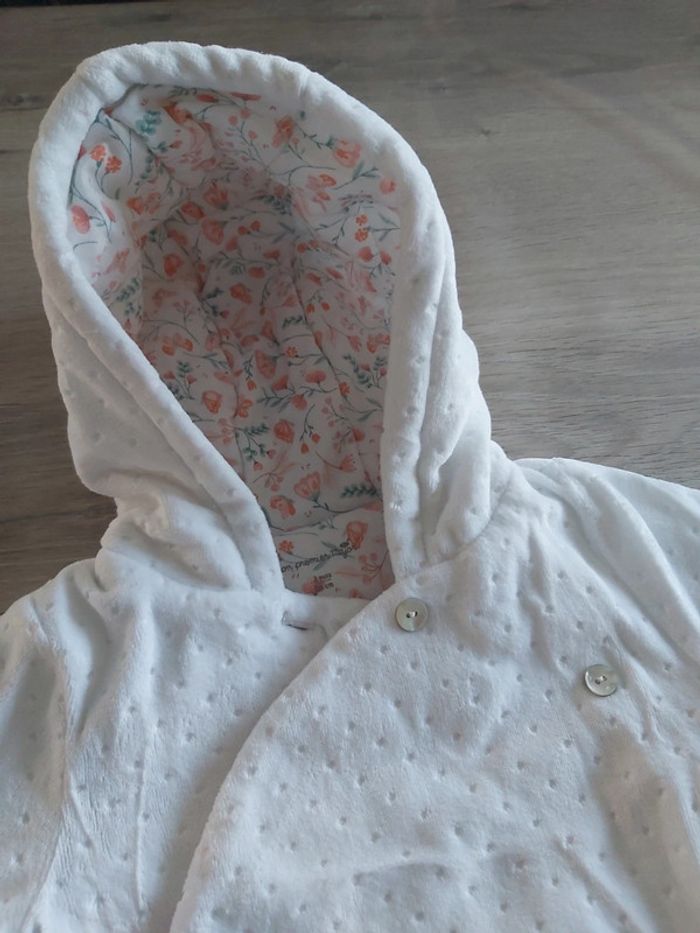 Manteau blanc fille 3 mois - photo numéro 2