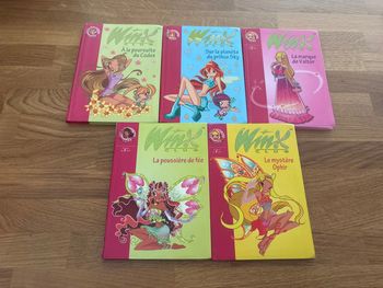 Lot 5 livres Winx club