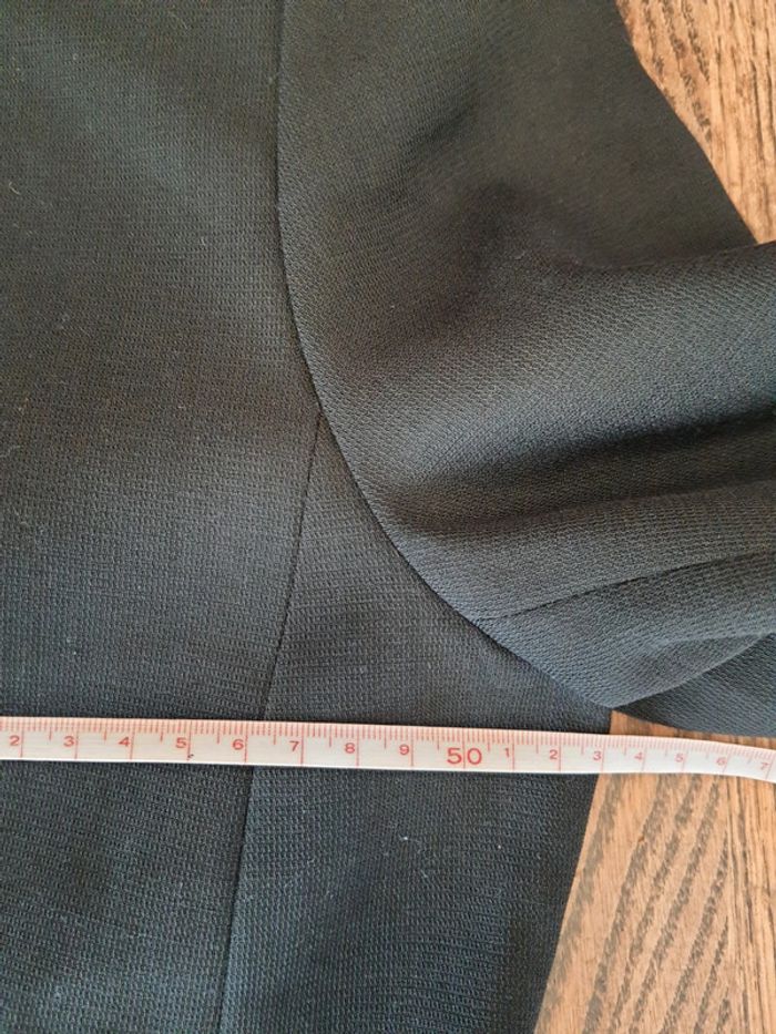 Jolie Pardessus noir Miēl taille 42 made Canada - photo numéro 13